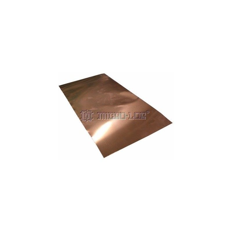 Lámina de cobre (24 x 12 cm.)