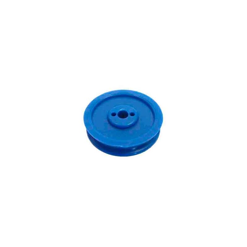 Polea de plástico Diámetro útil 25,5 mm. ejes 4 mm. - MICROLOG