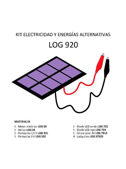 KIT Electricidad y energías renovables - Microlog