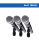 Pack de 3 micrófonos dinámicos