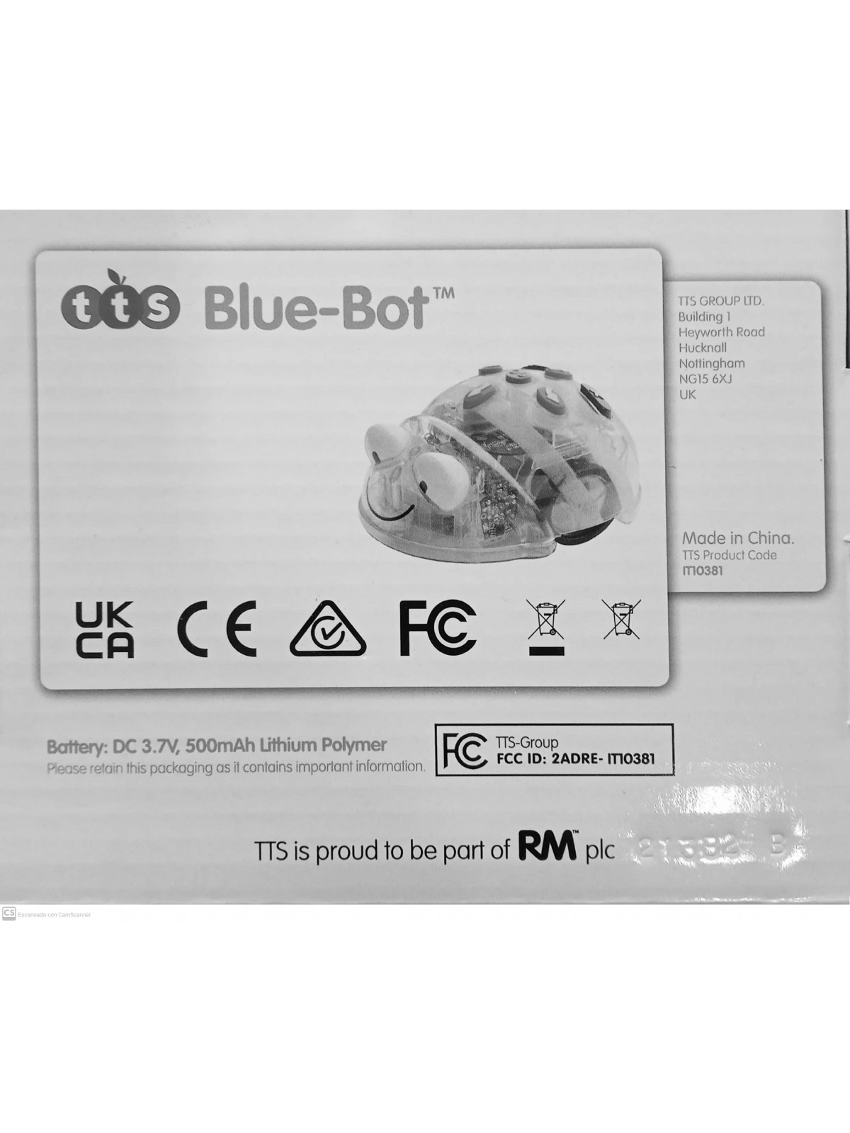 BLUE-BOT Robot infantil programable