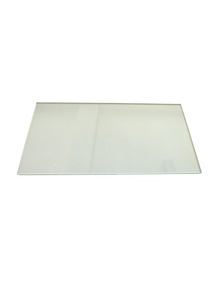 Placa rectangular transparente AXPET, 120 x 3 x 240 mm.